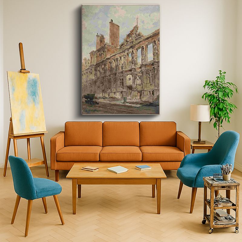 Ressam Kanvas Tablo 195